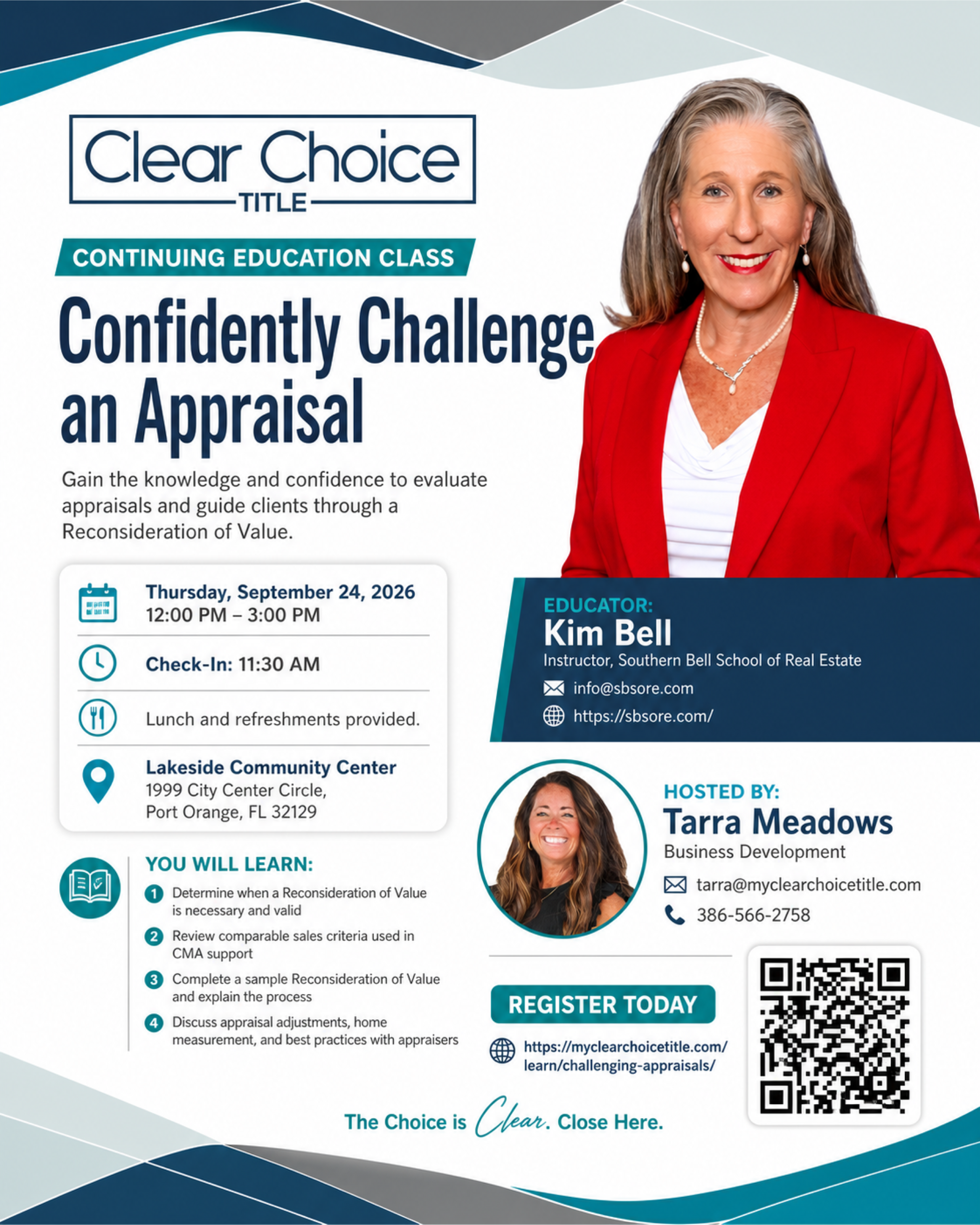 Confidently Challenge an Appraisal flyer